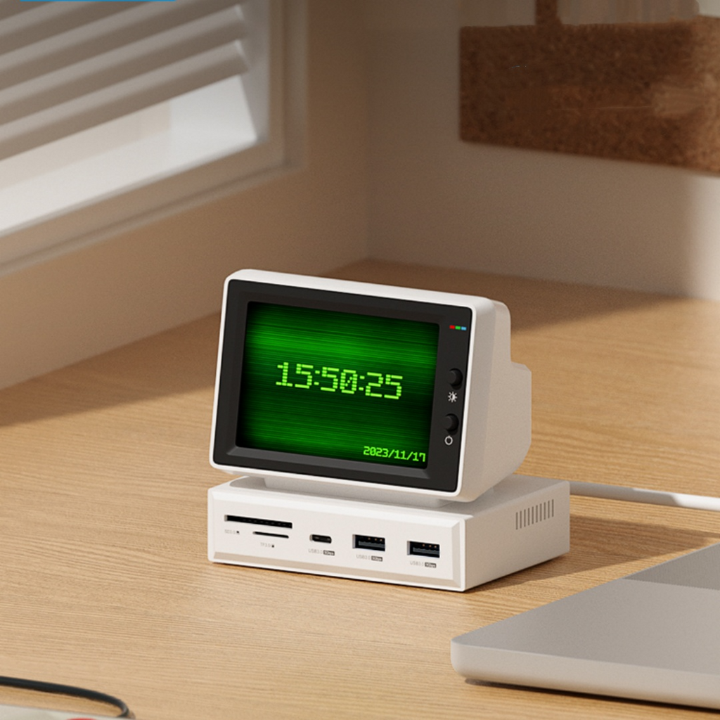 Small Computer Secondary Screen with Docking Station – Desktop Expansion Monitor