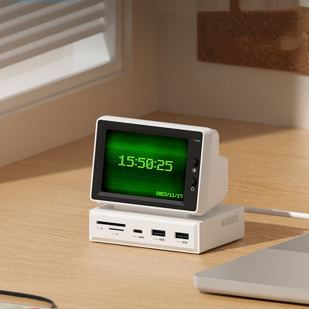 Small Computer Secondary Screen with Docking Station – Desktop Expansion Monitor