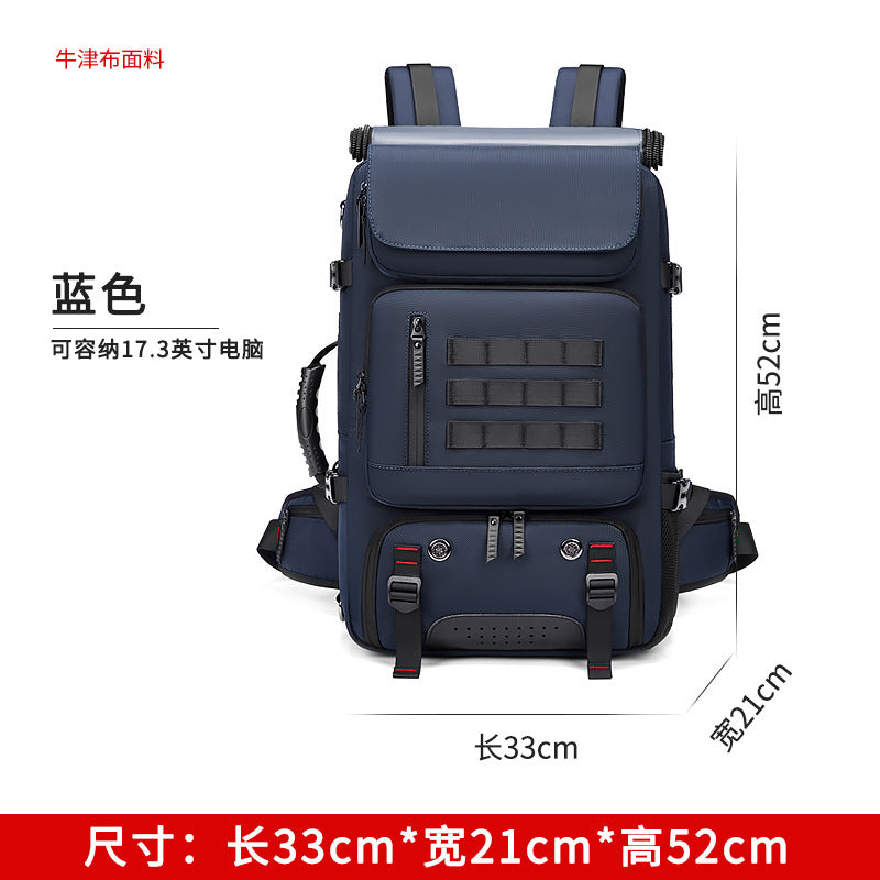 Men's Large Capacity Outdoor Backpack for Travel & Work
