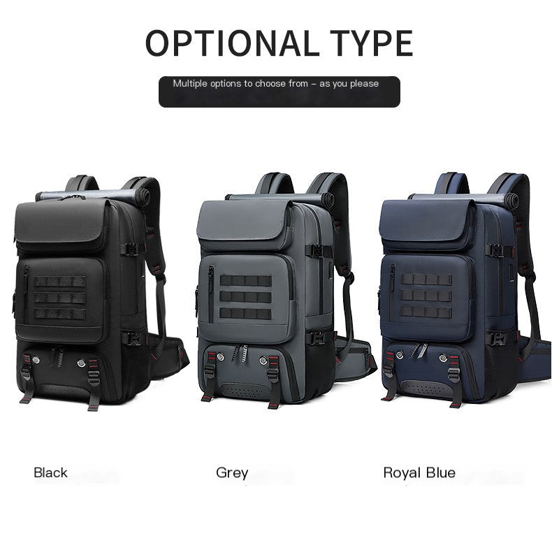 Men's Large Capacity Outdoor Backpack for Travel & Work