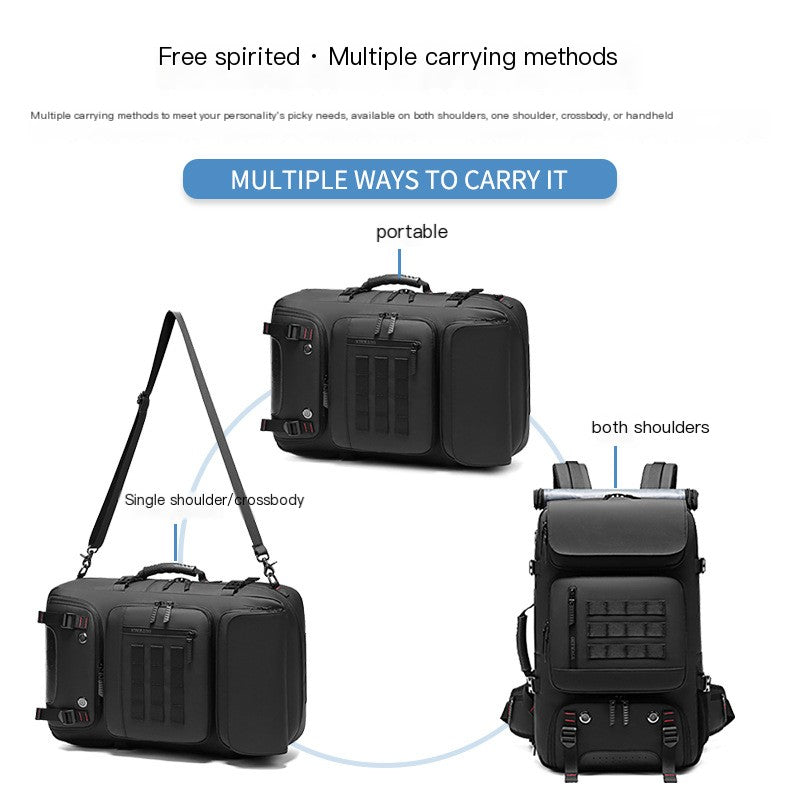 Men's Large Capacity Outdoor Backpack for Travel & Work