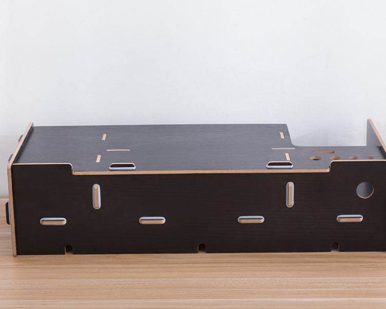 Wooden Desktop Computer Stand and Organizer