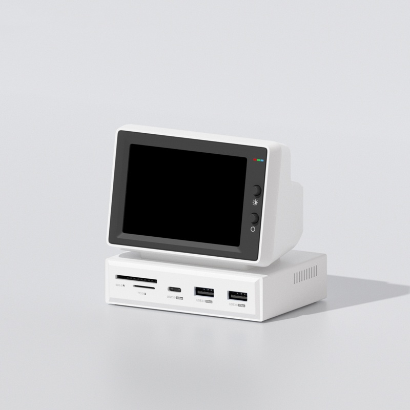 Small Computer Secondary Screen with Docking Station – Desktop Expansion Monitor